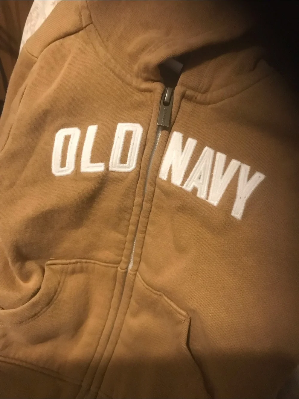 Old Navy Tan Fleece Jogger Set with Hoodie - Tan